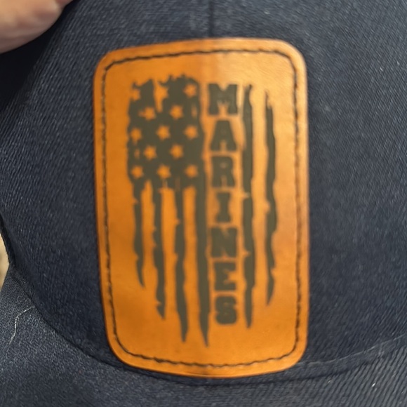 Marines blue ball cap made from cotton - Picture 2 of 3